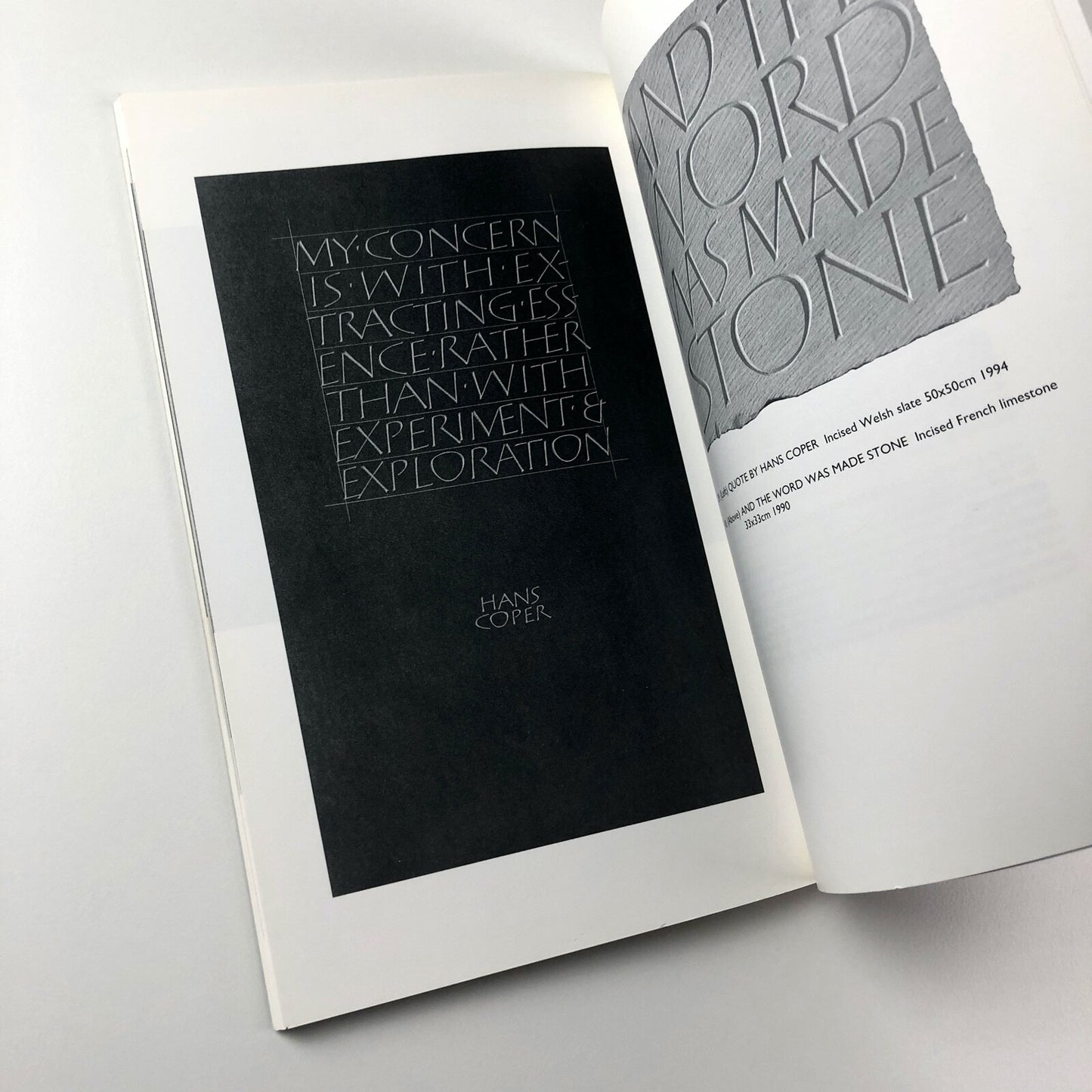 Tom Perkins Lettercarver – And The Word Was Made Stone | Introduction by Gerald Fleuss, 1998