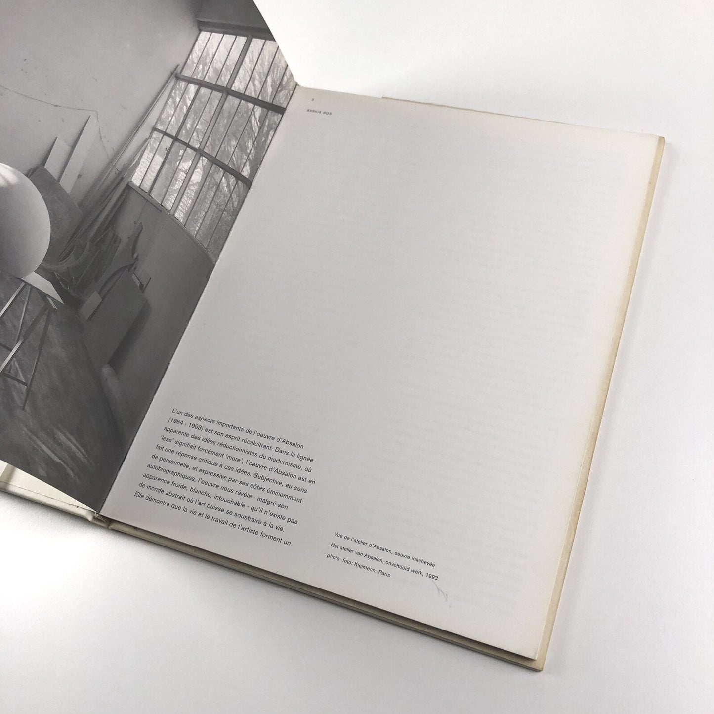 Absalon | De Appel, Amsterdam & Carre d'art Nimes exhibition catalogue, 1994