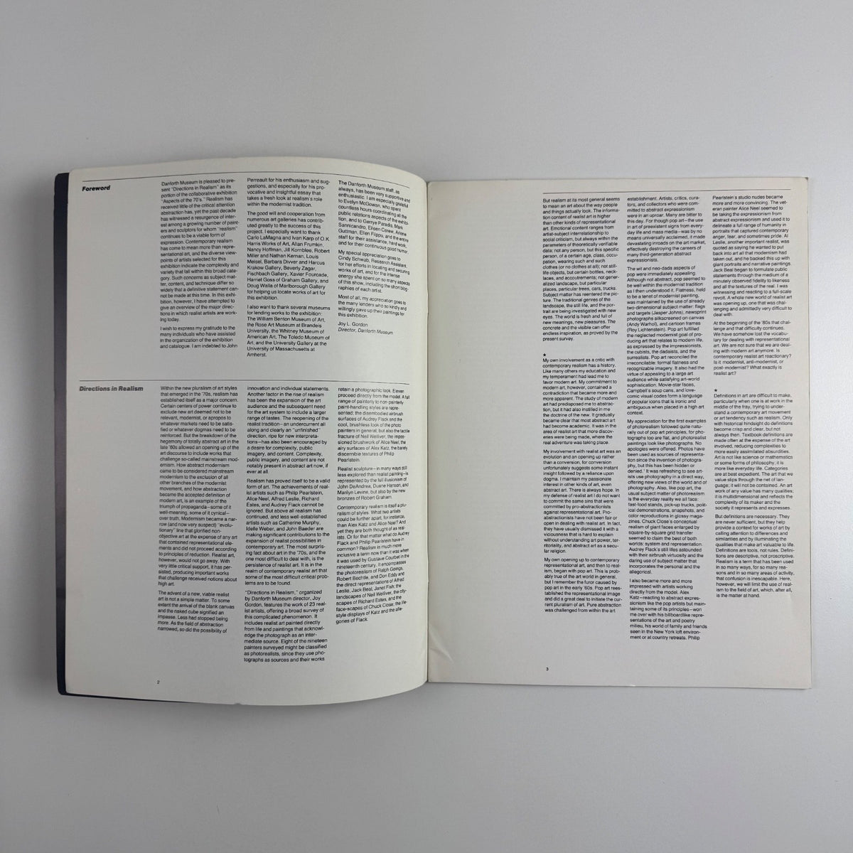 Aspects of the 70’s Directions in Realism | Darnforth Museum, Mass 1980
