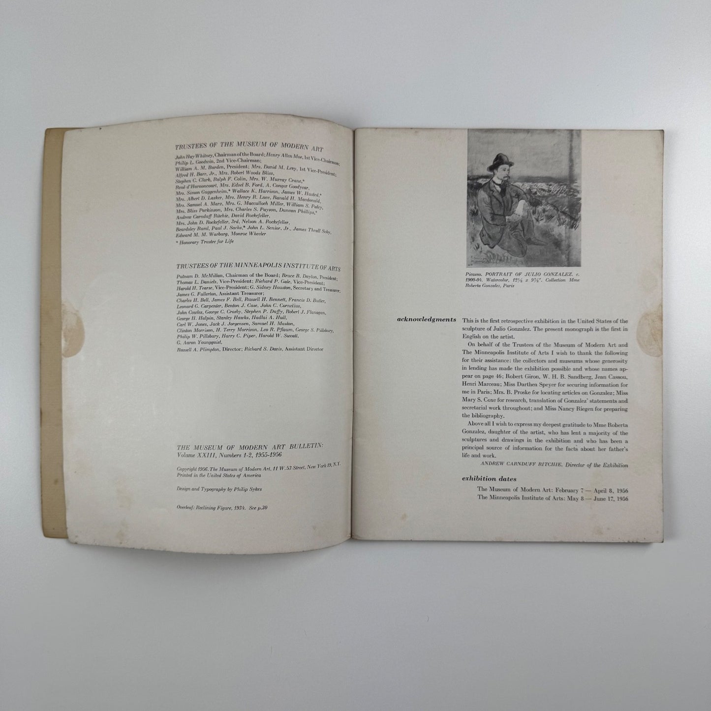 Julio Gonzalez | Museum of Modern Art & Minneapolis Museum of Art, 1956