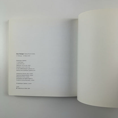 Barry Flanagan. Seeing Round Corners | Waddington Galleries | 2001 catalogue and Private View invitation