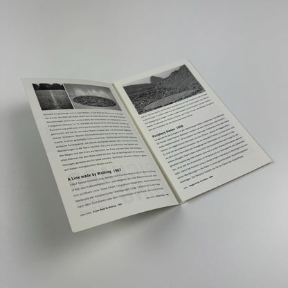 Gallery leaflet Richard Long. Every Grain of Sand | Kunstverein Hannover, undated