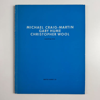 Michael Craig-Martin, Gary Hume, Christopher Wool a paintings show | Karsten Schubert, 1990