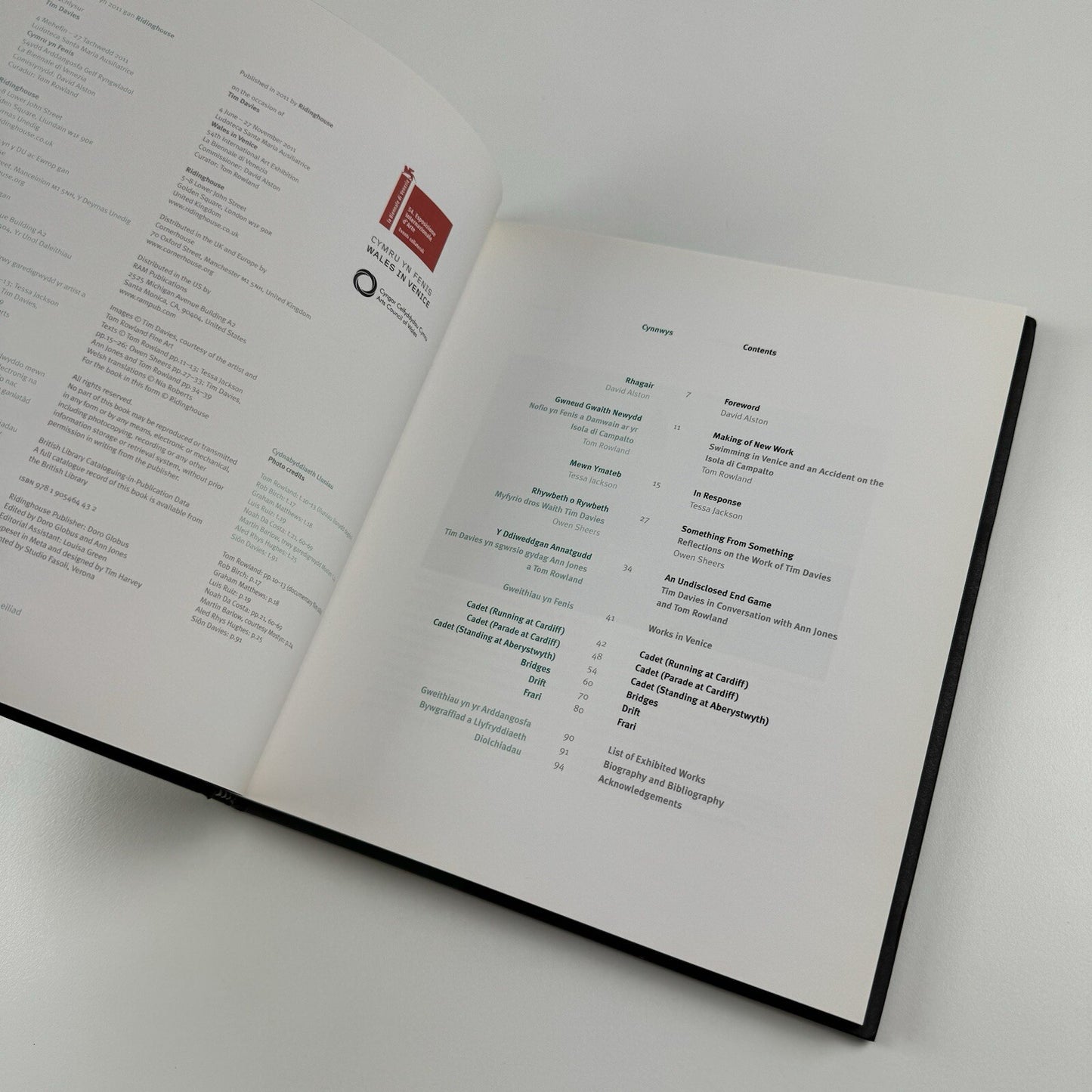 Tim Davies. Wales in Venice | 54th Internationale Art Exhibition 2011 catalogue