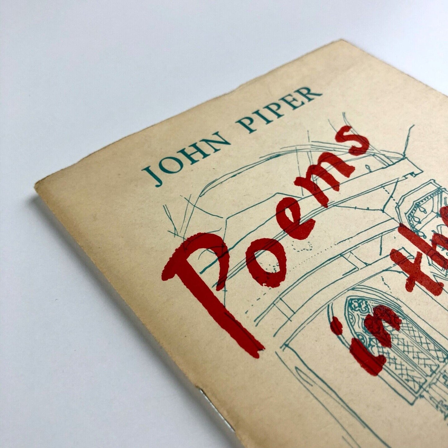 Poems on the Porch | John Betjeman & John Piper | S. P. C. K, 1960