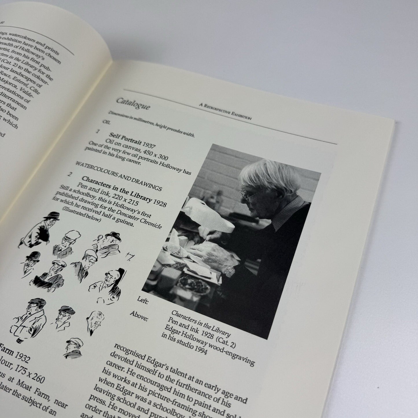 Edgar Holloway at 80 | Wolseley Fine Arts exhibition booklet, 1994
