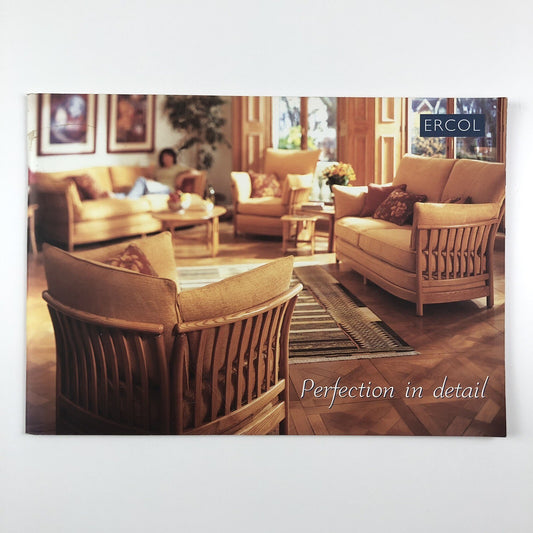 Ercol furniture brochure – 'Perfection in detail', dated 2001