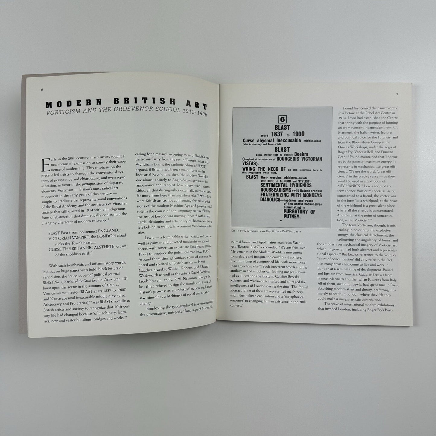 Modern British Art - Vorticism and the Grosvenor School | Arts Council 1993