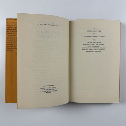 Dangerous Thoughts, by Lancelot Hogben | Hardback | George Allen & Unwin, 1939