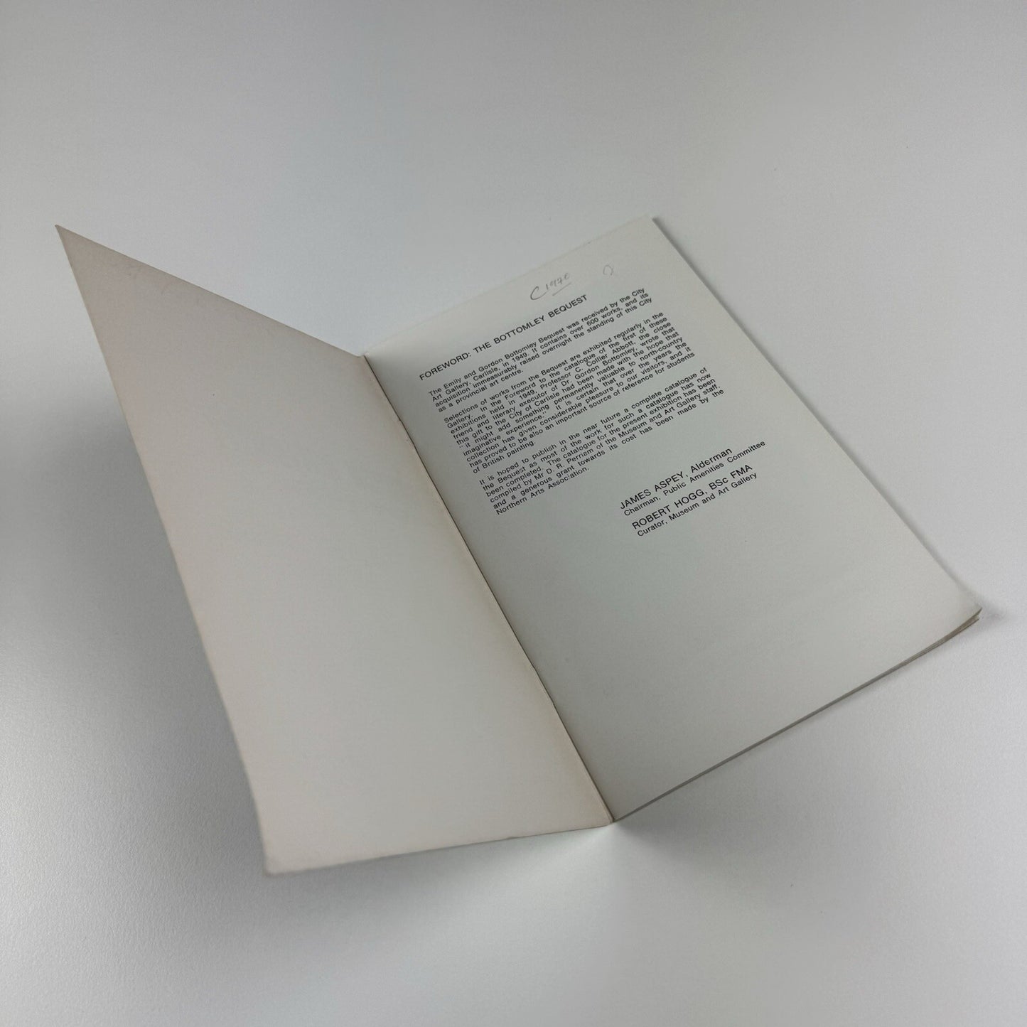 Gordon Bottomley – Poet and Collector | Carlisle City Art Gallery c.1970