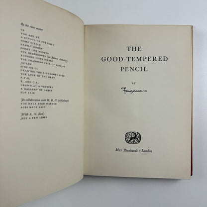 The Good-tempered Pencil. A Survey of Modern British &amp; American Humorous Art by Fougasse | Max Reinhardt, 1956
