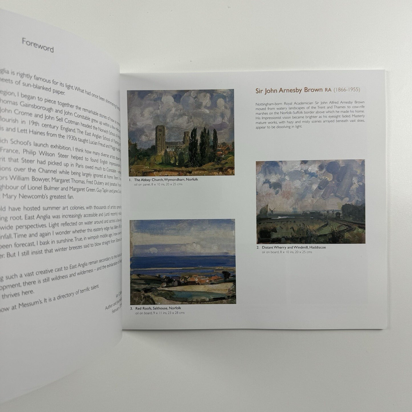 Painters and Sculptors of East Anglia | Messum's catalogue and price list, 2005