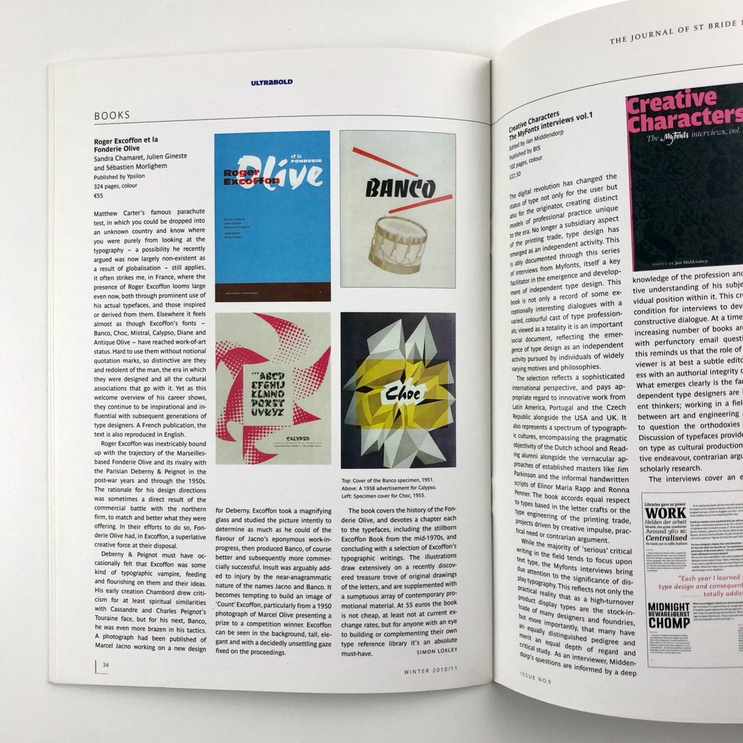 Ultrabold No 9 – Journal of St Bride Library | Winter 2010/11
