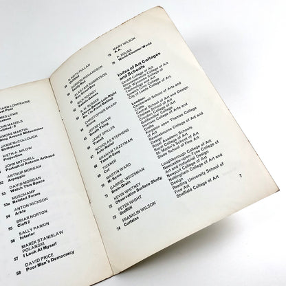 Young Contemporaries at the Tate 1967 | RCA, Royal Academy Schools, Slade School of Art | catalogue booklet