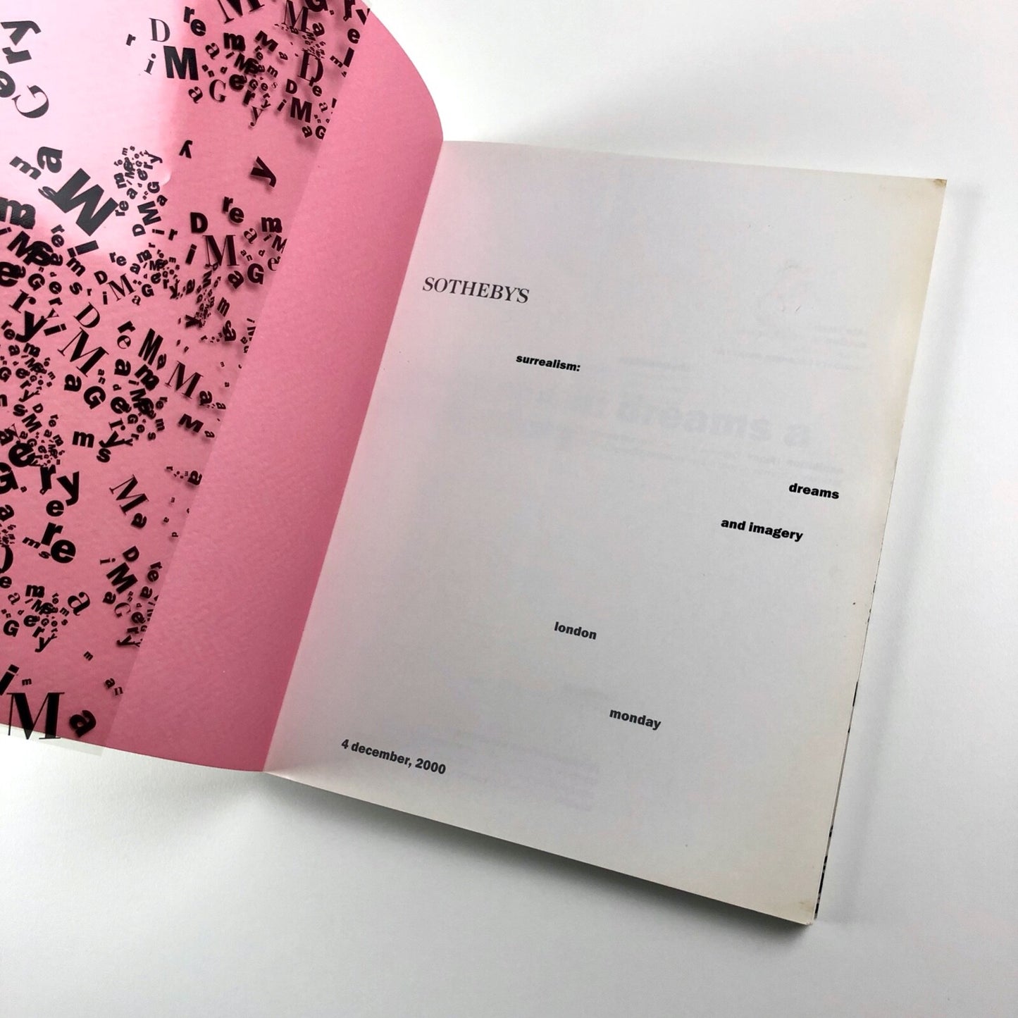 Surrealism: Dreams and Imagery | Sotheby's catalogue, December 2000