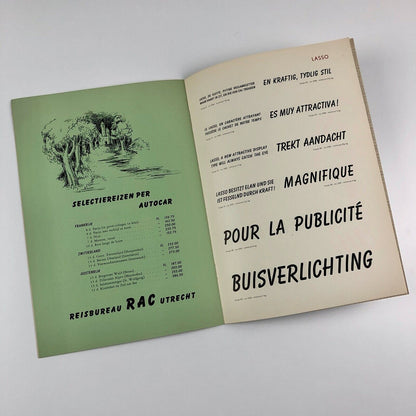 Lasso / Lasso Vet type specimen booklet | N. V. Lettergieterij, Amsterdam 1952