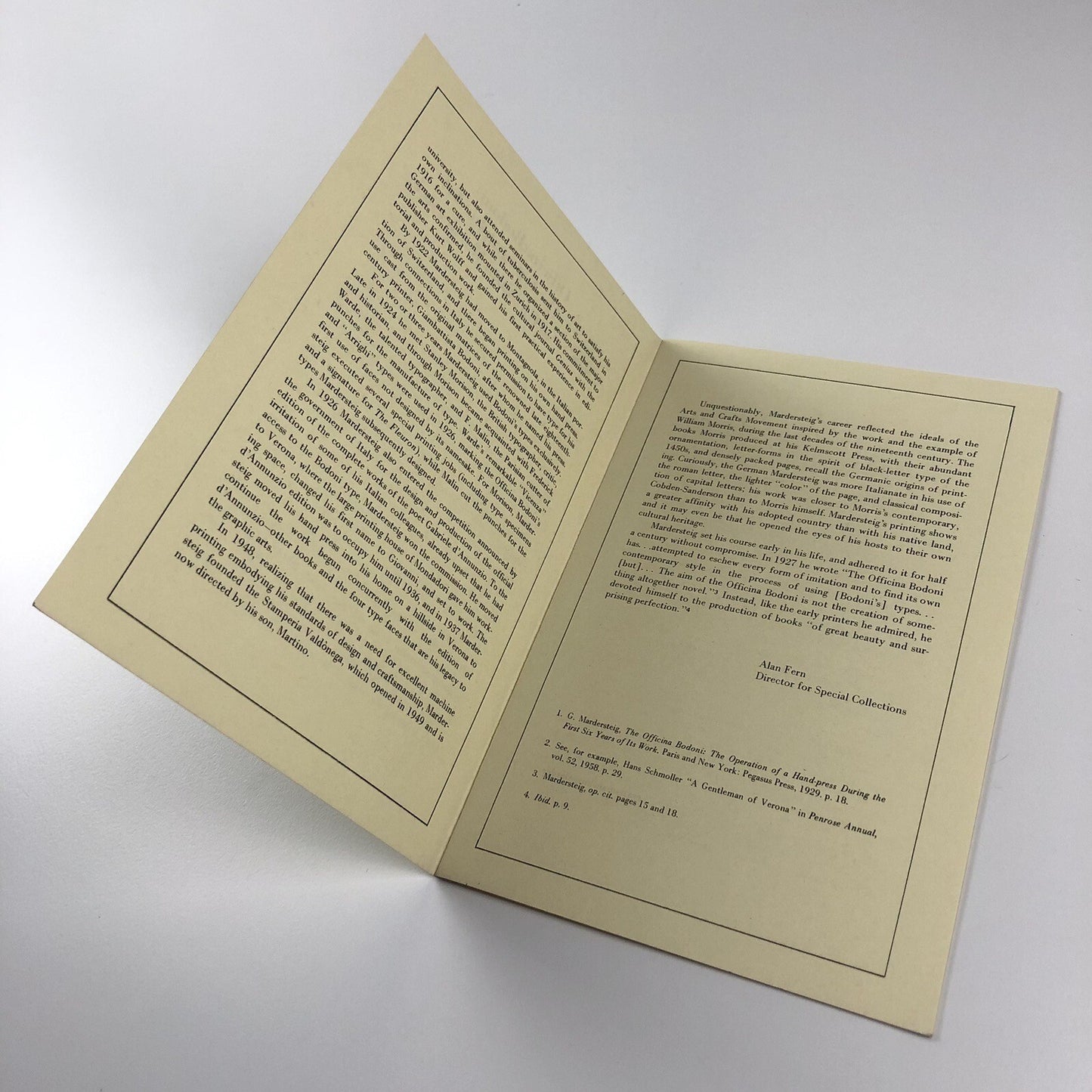 Officina Bodoni: The Typographic Art of Giovanni Mardersteig Library of Congress