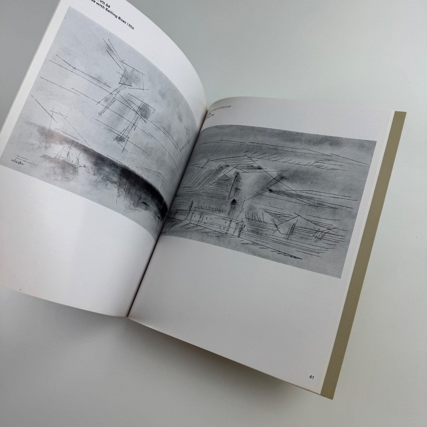 Lyonel Feininger. Drawings and watercolours | Marlborough Sep/Oct 1968 cat.238 typography by Gordon House
