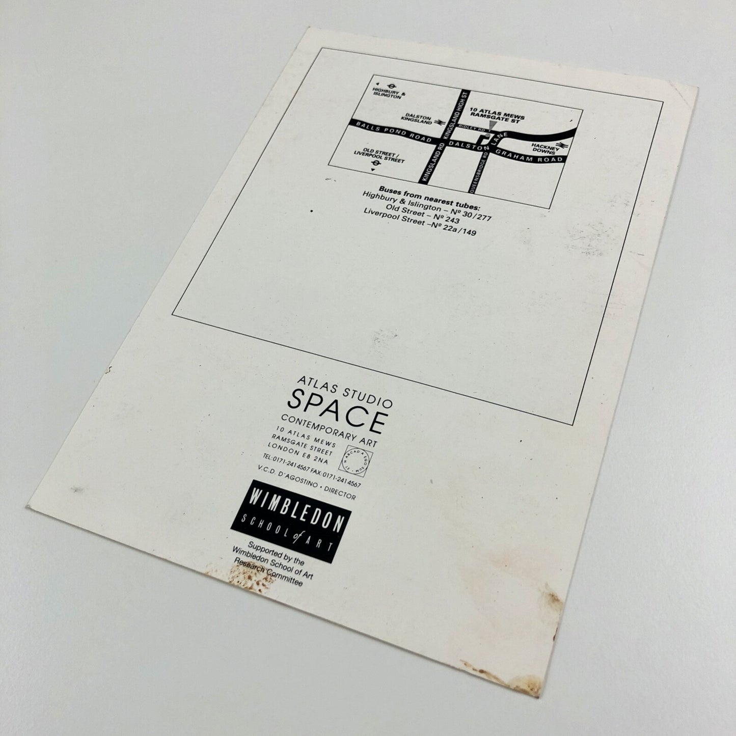 Private view – John Mitchell "Projected Piers" Series II | Atlas Studio Space, 1996