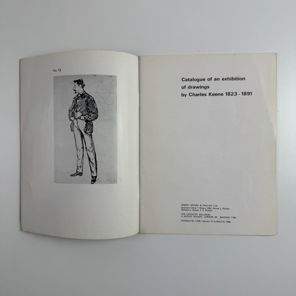 Drawings by Charles Keene 1823-1891 | Leicester Galleries, Feb-March 1966 1305