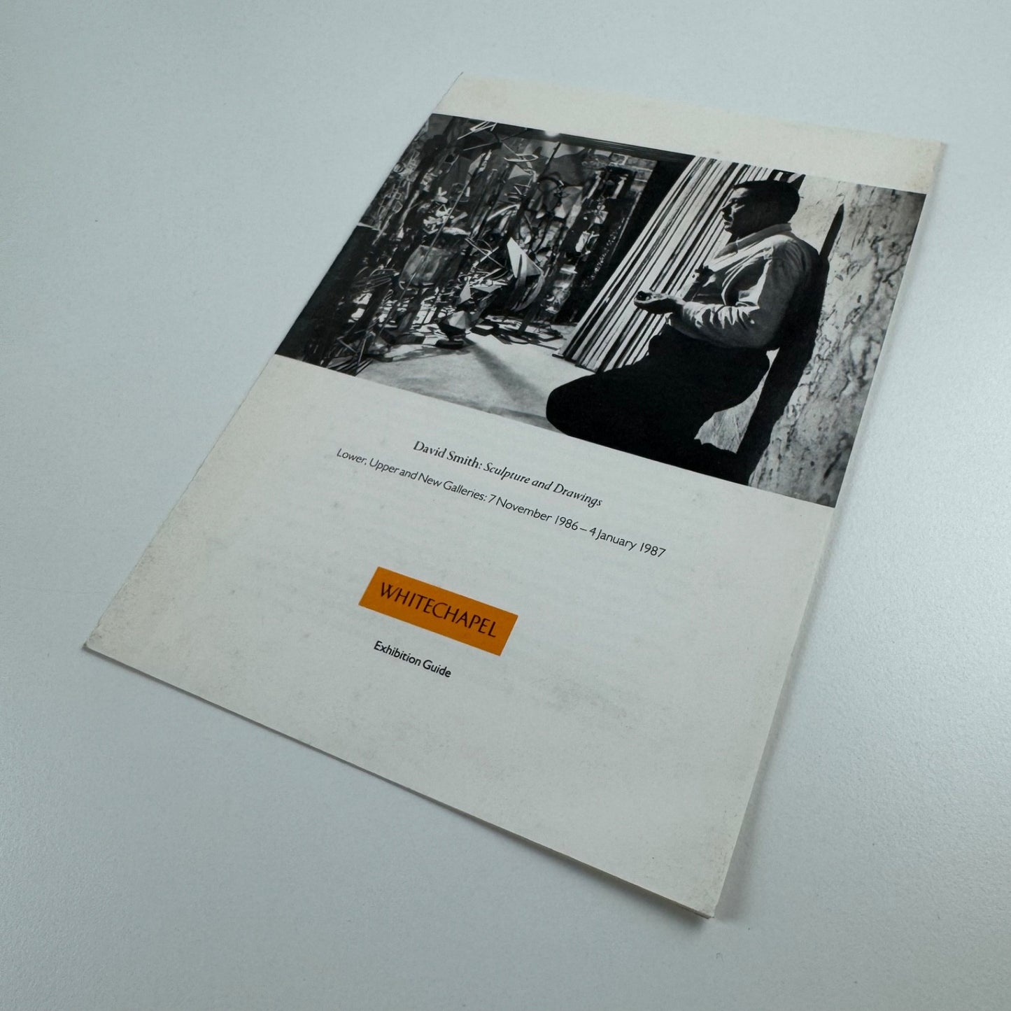 Exhibition guide for David Smith: Sculpture and Drawings | Whitechapel, 1986/7