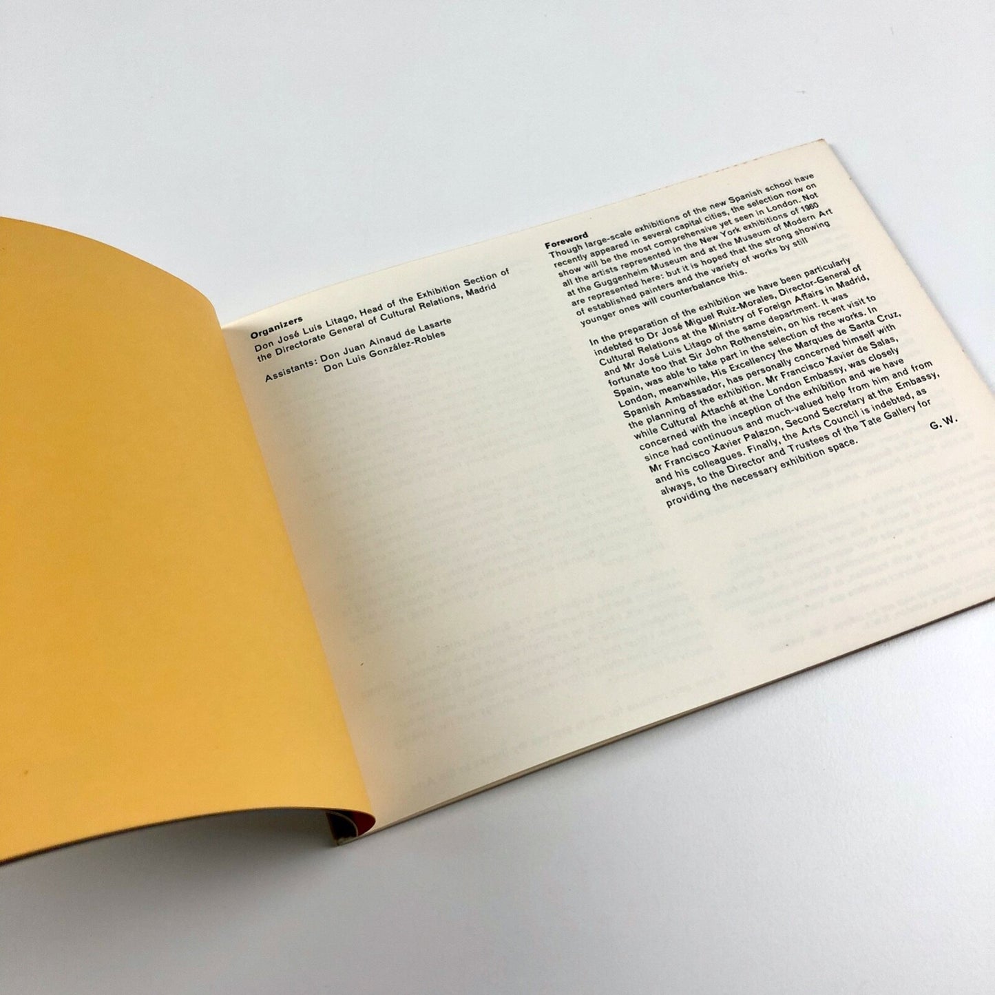 Modern Spanish Painting | Arts Council 1962 catalogue | Design by Gordon House