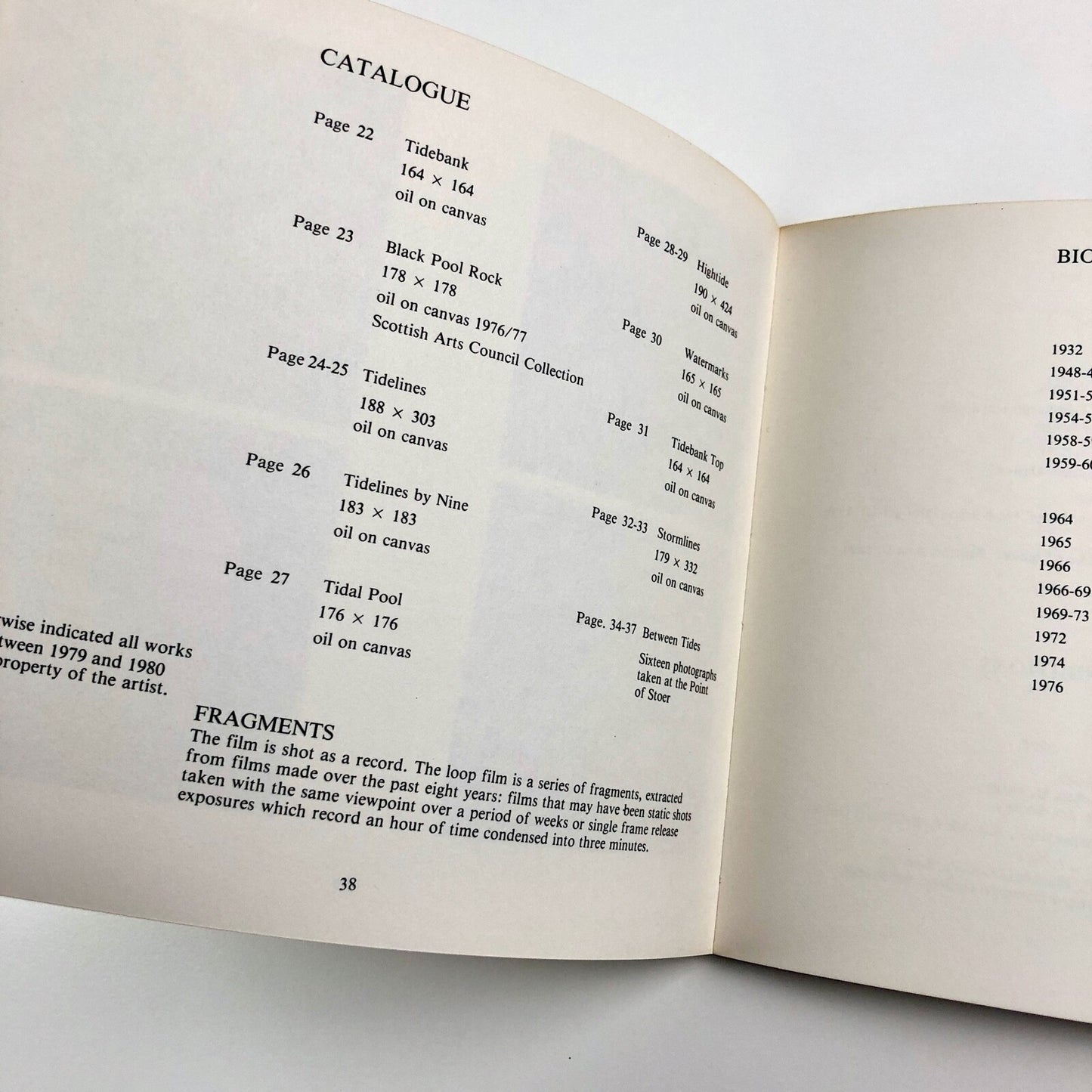 Watermarks: Robert Callender, and Elizabeth Ogilvie | Scottish Arts Council, 1980