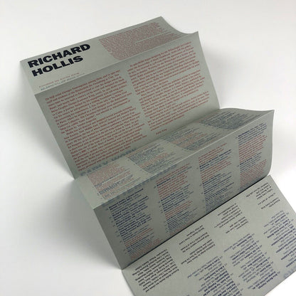 Richard Hollis | Gallery Libby Sellers, 2012 | curated by Emily King
