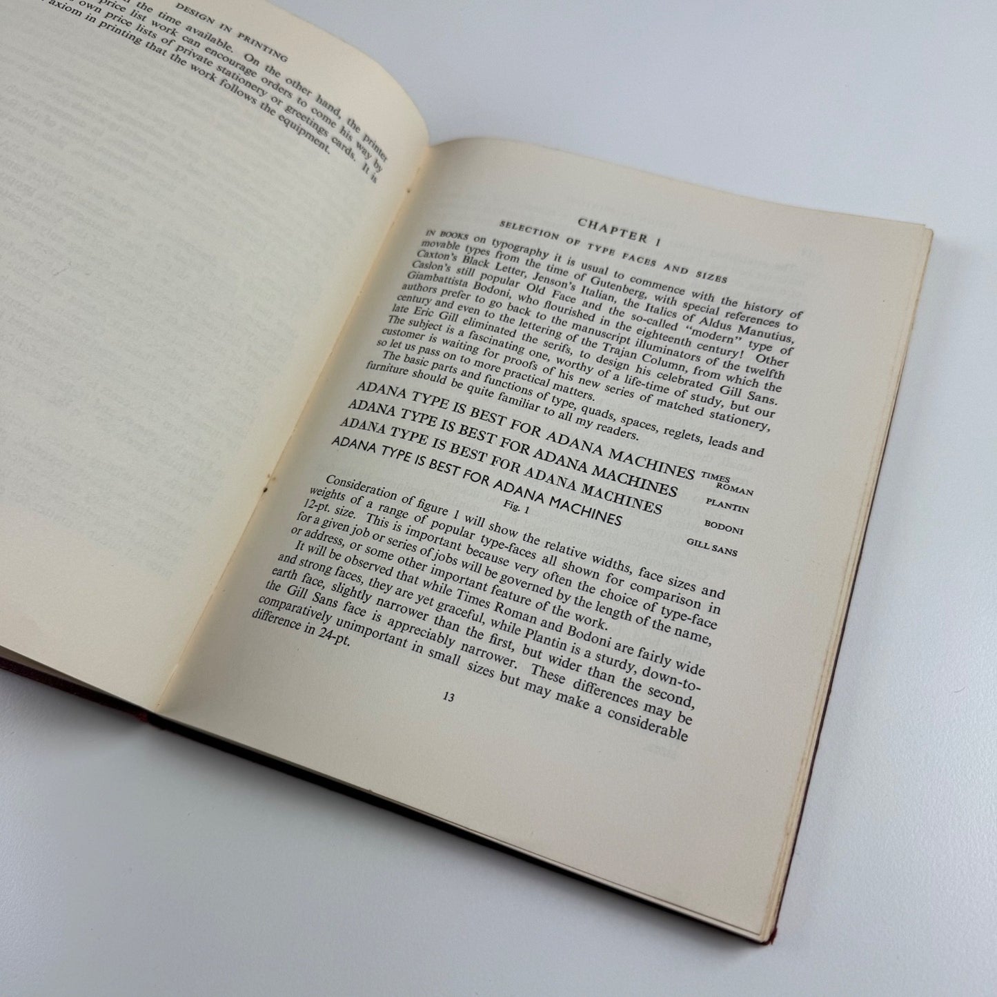 Beginners Guide to Design in Printing by Leslie G. Luker | Adana Printing Machines Ltd,  second ed 1965