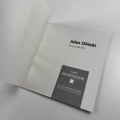 Jules Olitski. Five catalogues in slip case | Salander-O'Reilly Galleries, 1990