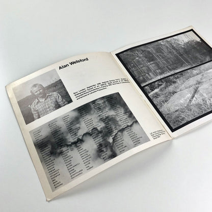 Alan Welsford – Robert Frankland | Camden Arts Centre Garden catalogue, 1974