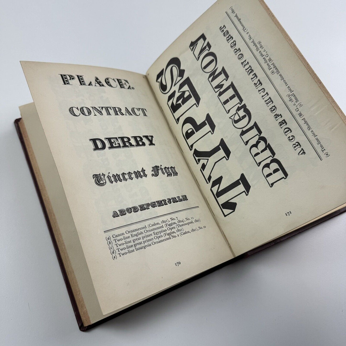 Nineteenth XIXth Century Ornamented Types & Title Pages by Nicolette Gray | Faber & Faber, 1938 | ex-library Westminster Public Libraries