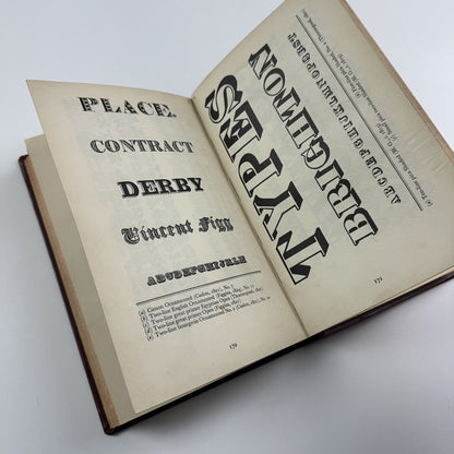 Nineteenth XIXth Century Ornamented Types & Title Pages by Nicolette Gray | Faber & Faber, 1938 | ex-library Westminster Public Libraries