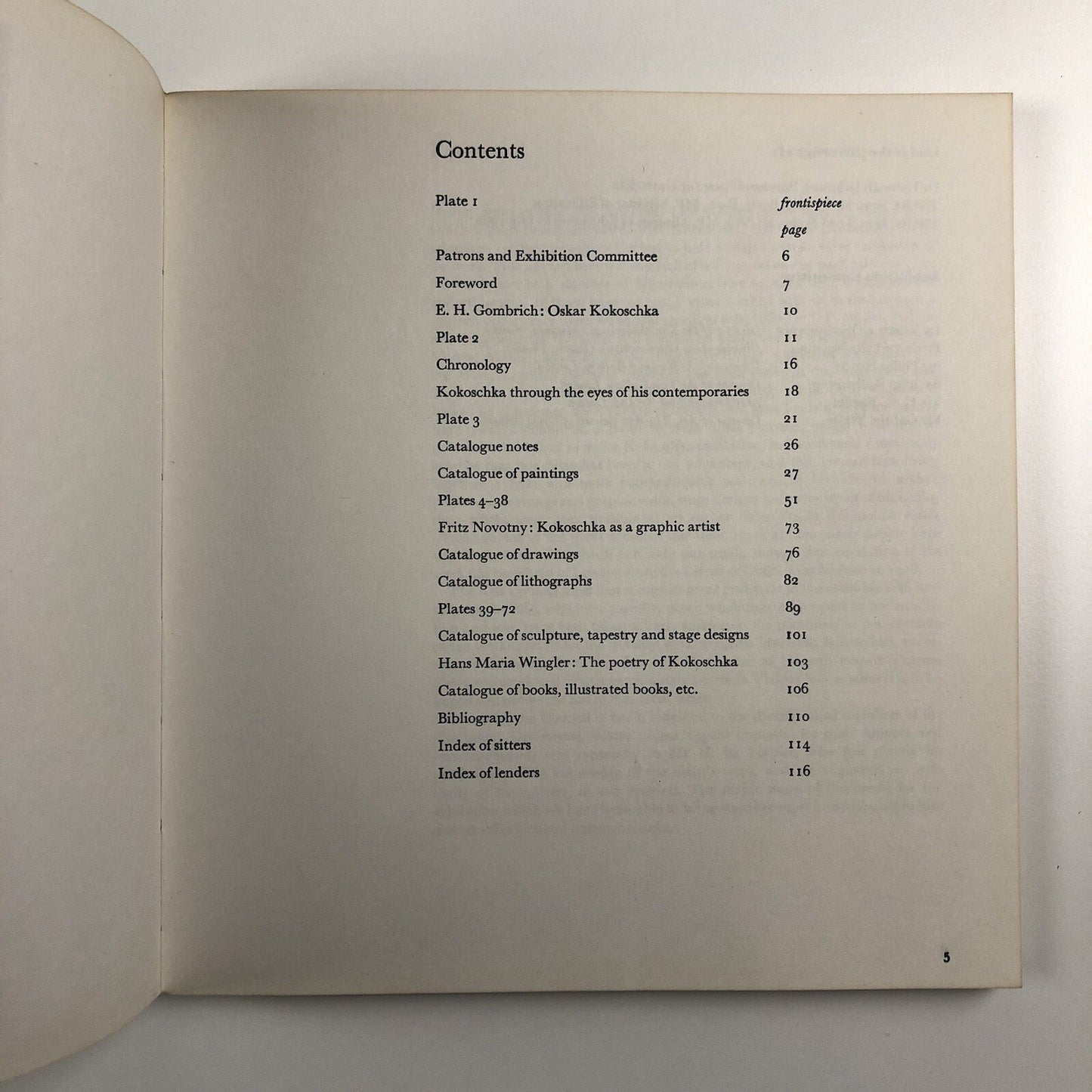 Kokoschka | The Arts Council exhibition catalogue | Tate Gallery 1962