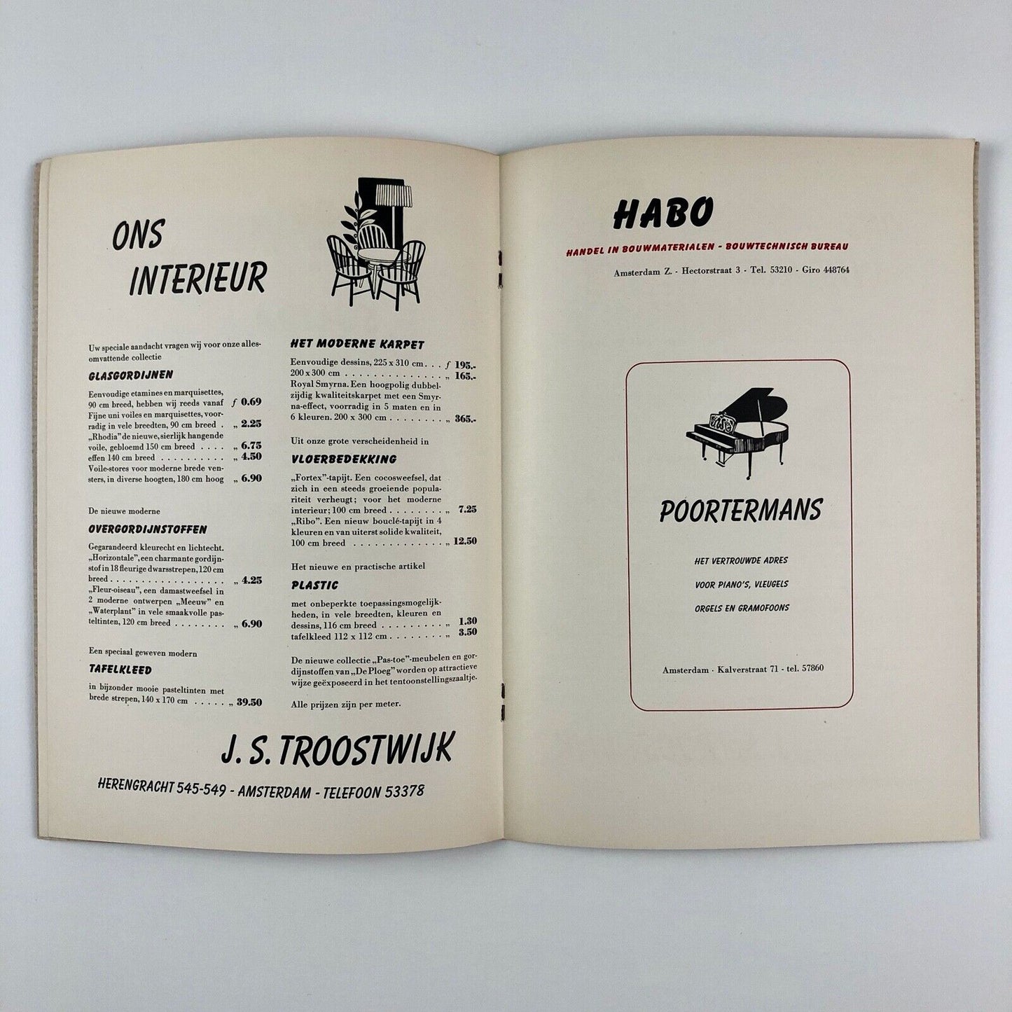 Lasso / Lasso Vet type specimen booklet | N. V. Lettergieterij, Amsterdam 1952