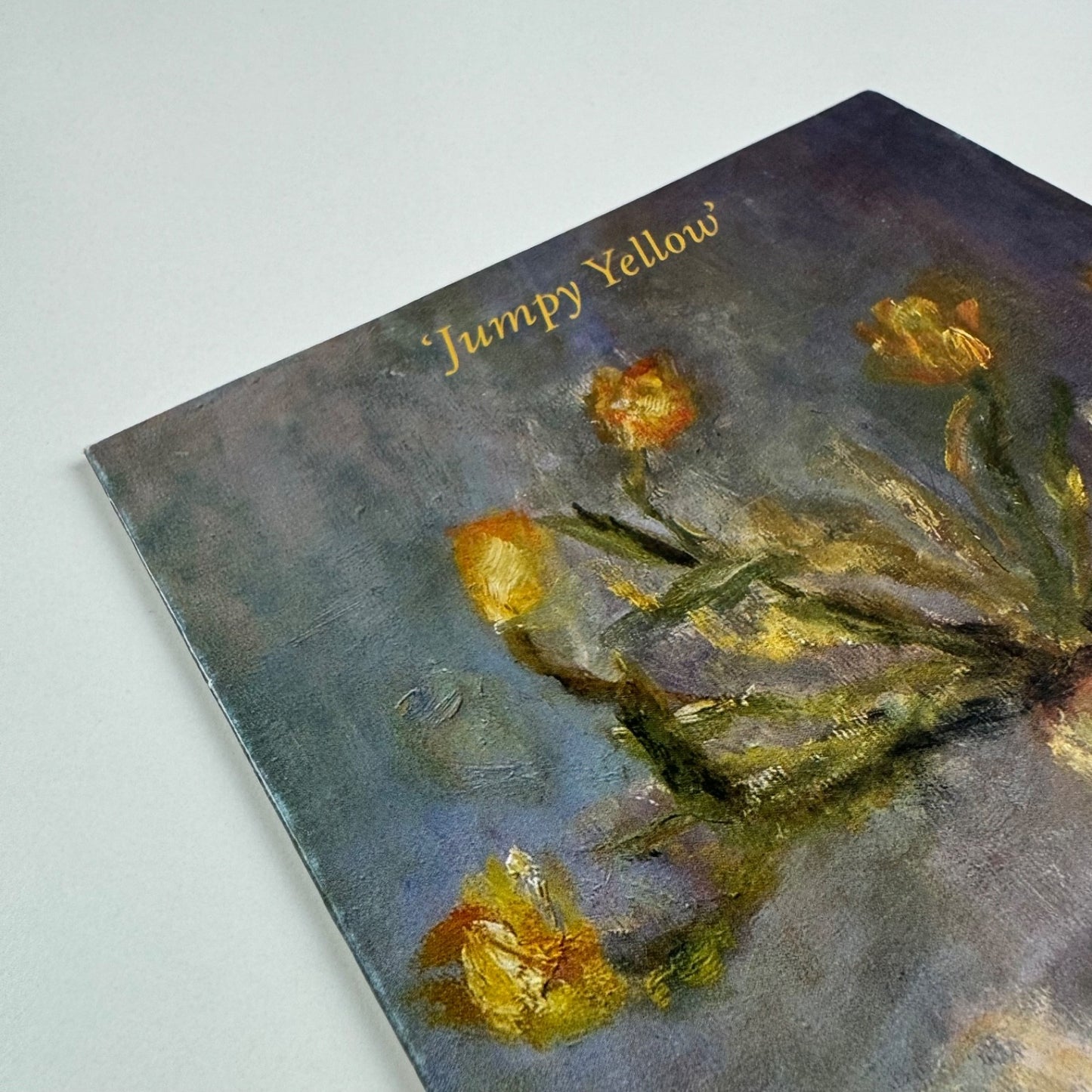 Folding card 'Jumpy Yellow' Alice Mumford | Badcocks Gallery 2008
