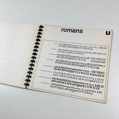 Conway Typography Limited – typefaces for photocomposition | Brochure & ephemera