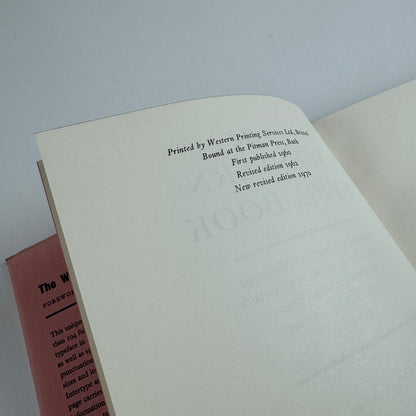 The Western Type Book 194 specimens of typefaces for books Hamish Hamilton 1970 new revised edition foreword by Hans Schmoller