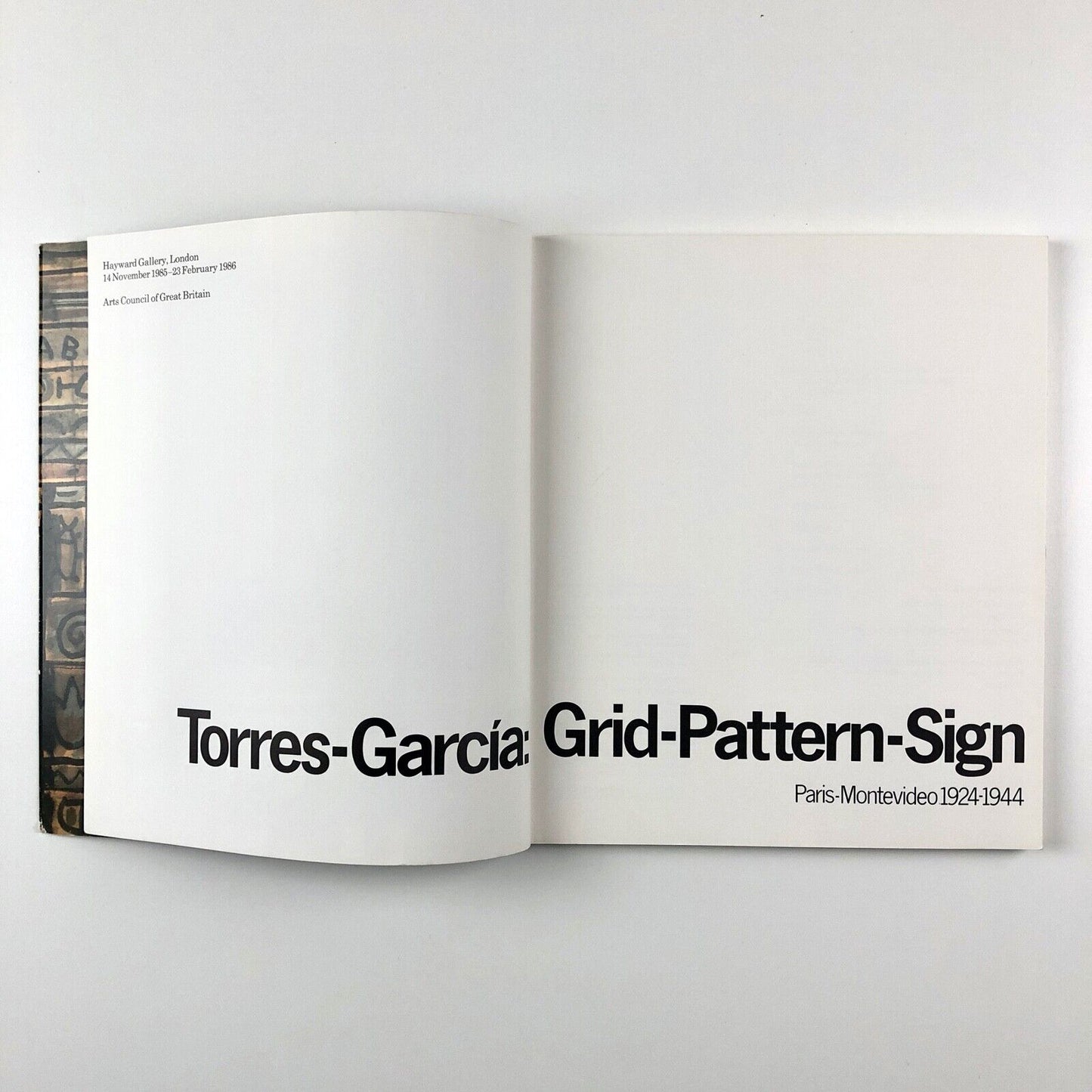 Torres-Garcia: Grid-Pattern-Sign. Paris-Montevideo 1924-1944 | Hayward Gallery / Arts Council, 1985