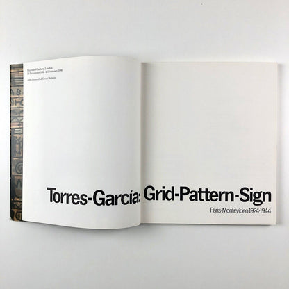 Torres-Garcia: Grid-Pattern-Sign. Paris-Montevideo 1924-1944 | Hayward Gallery / Arts Council, 1985