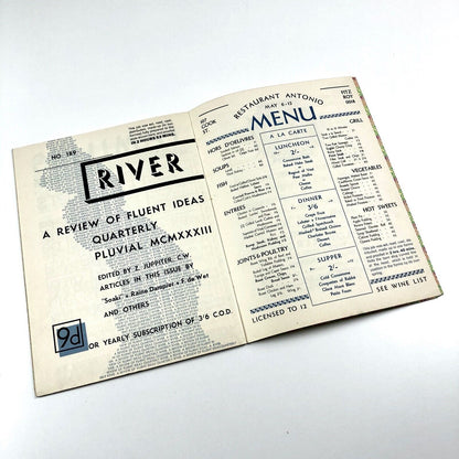 Three Modern Families: Stellar Karnak Tempo | Ludlow type specimen booklet, 1933
