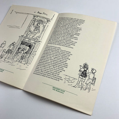Leaflet to promote: Sketchbook Drawings by John Lawrence | Cover Cranks Restaurant