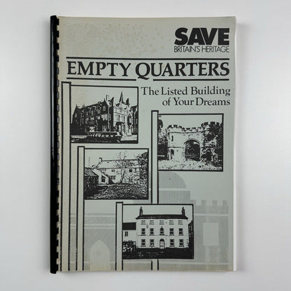 Save Britain's Heritage Empty Quarters | The Listed Building of Your Dreams 1989