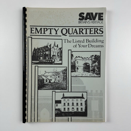 Save Britain's Heritage Empty Quarters | The Listed Building of Your Dreams 1989