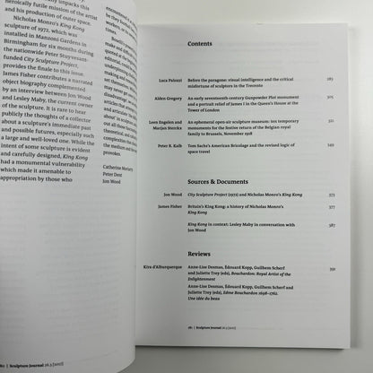 Sculpture Journal | Vol 26.3 2017 | Liverpool University Press and The Public Monuments and Sculpture Association