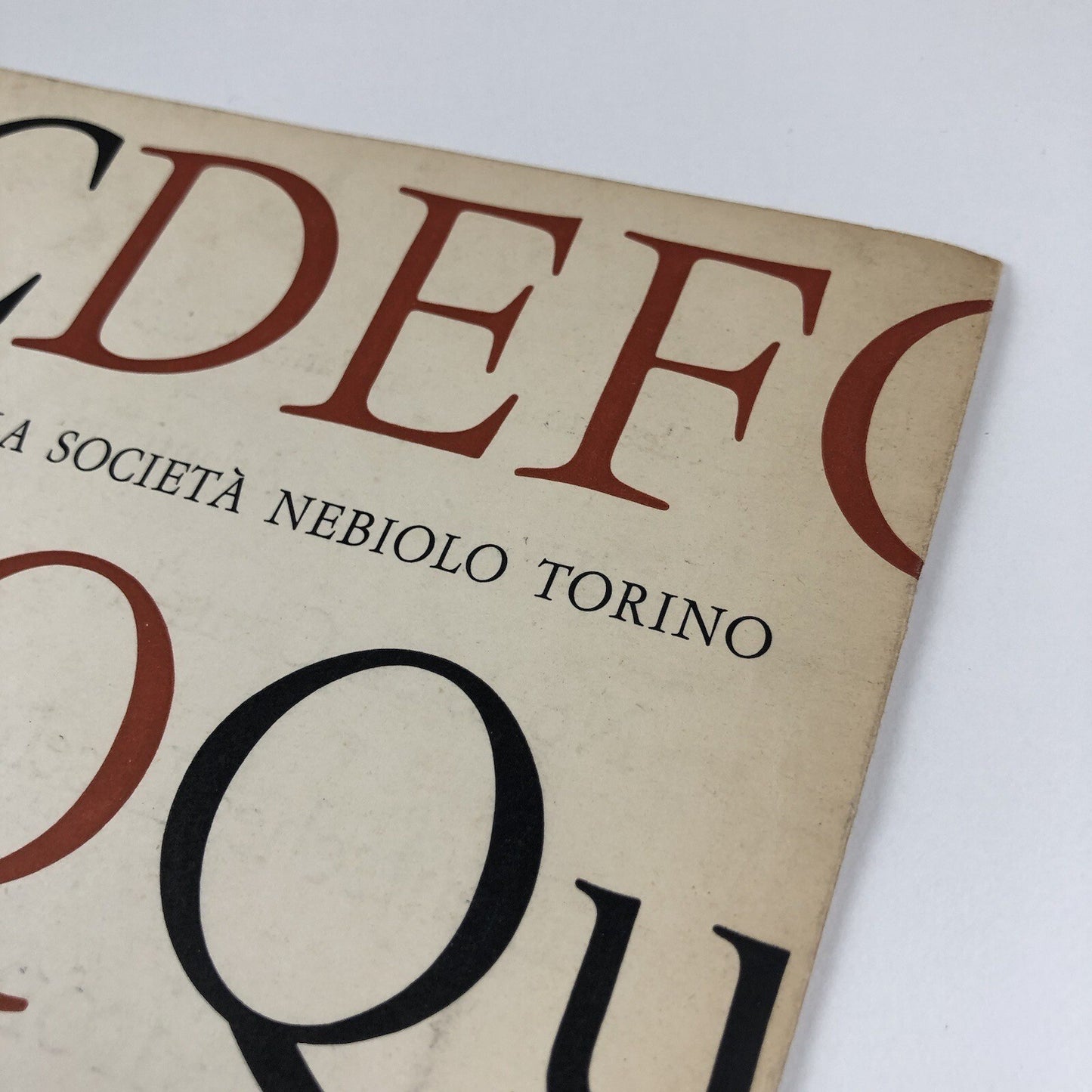Garaldus type specimen | Societá Nebiolo, Torino | Design Aldo Novarase, possibly 1957