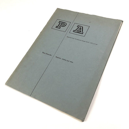 Reprints: Aldine and After by Hans Schmoller | Penrose Annual reprint Vol 47 1953