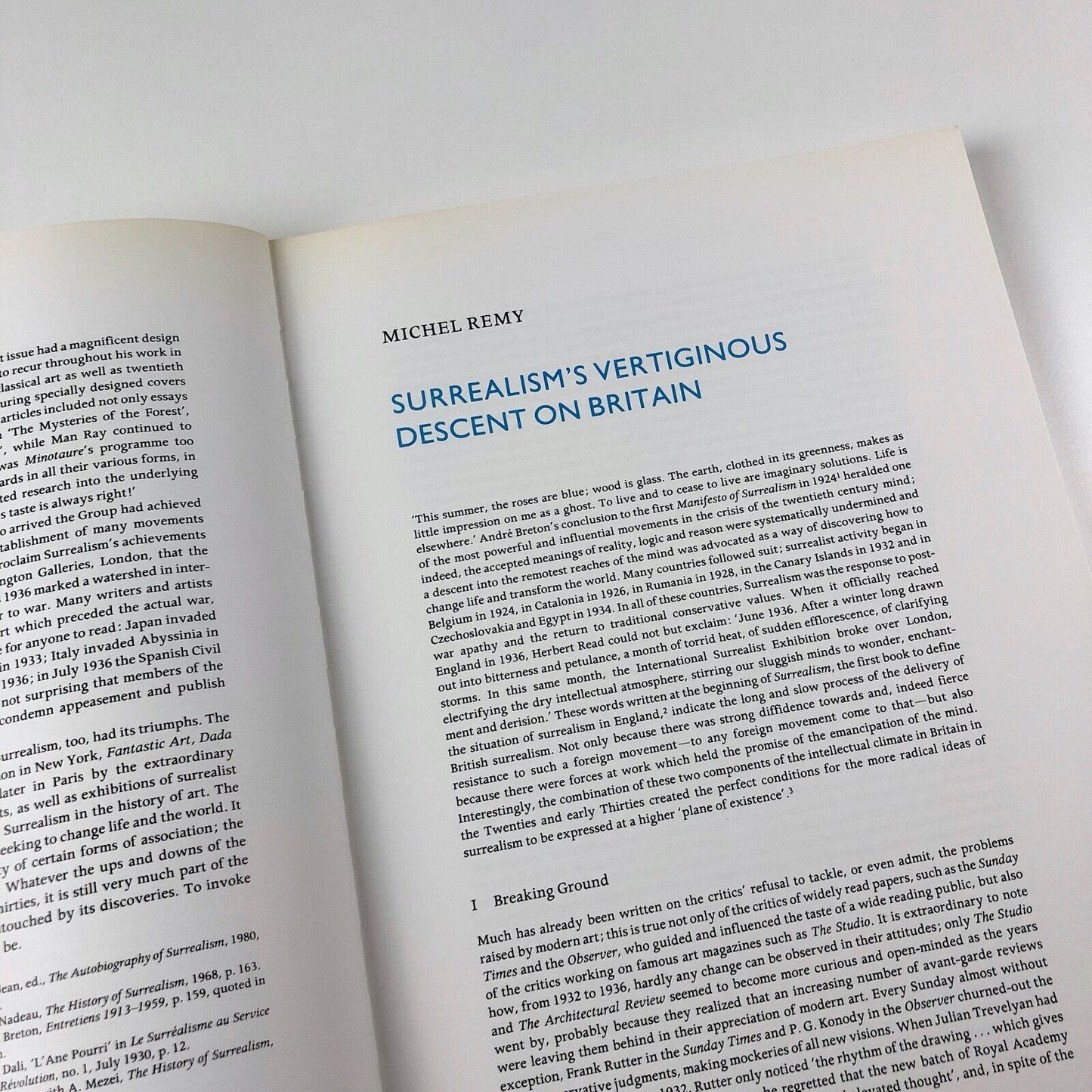 Surrealism in Britain in the Thirties | Leeds City Art Galleries catalogue booklet, 1986