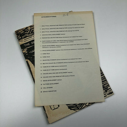 The Developing Process | Designed by Richard Hamilton | Organised by Victor Pasmore, Harry Thubron, Richard Hamilton, Tod Hudson, with Terry Frost, Alan Davie, Hubert Dalwood, Lawrence Gowing and Eric Taylor | ICA, London, 1959 | King's College, Newcastle