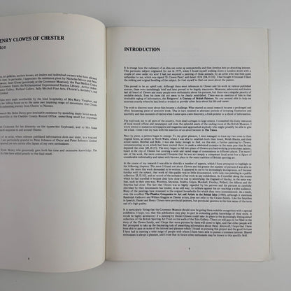 The Clowes Family of Chester. Daniel Clowes & Henry Clowes Grosvenor Museum 1985